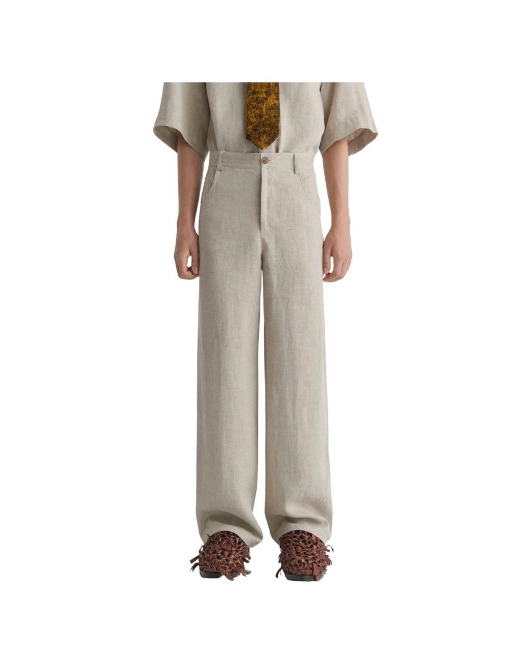 Séfr Natural Wide Trousers for men