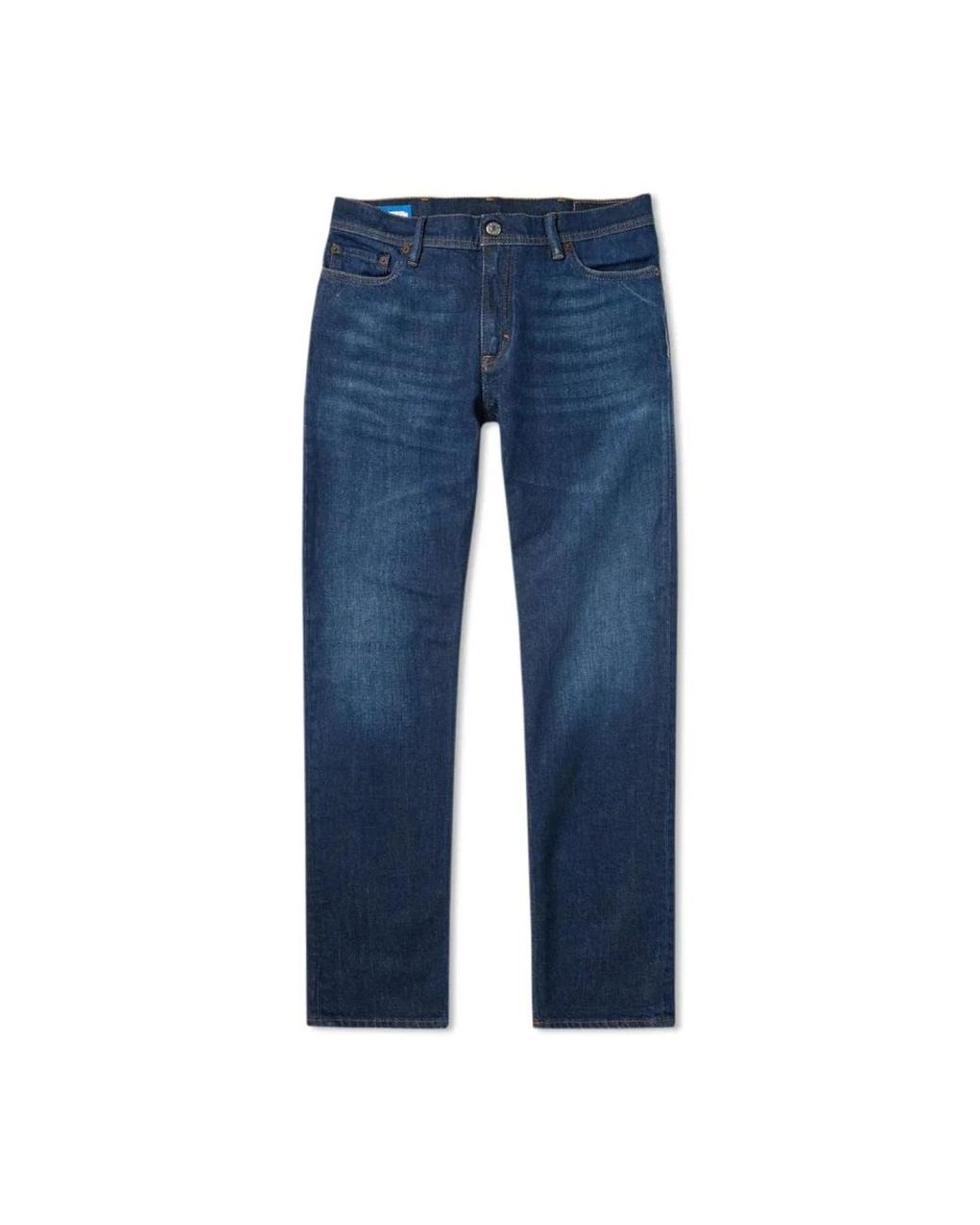 Acne Straight Jeans in het Blue voor heren