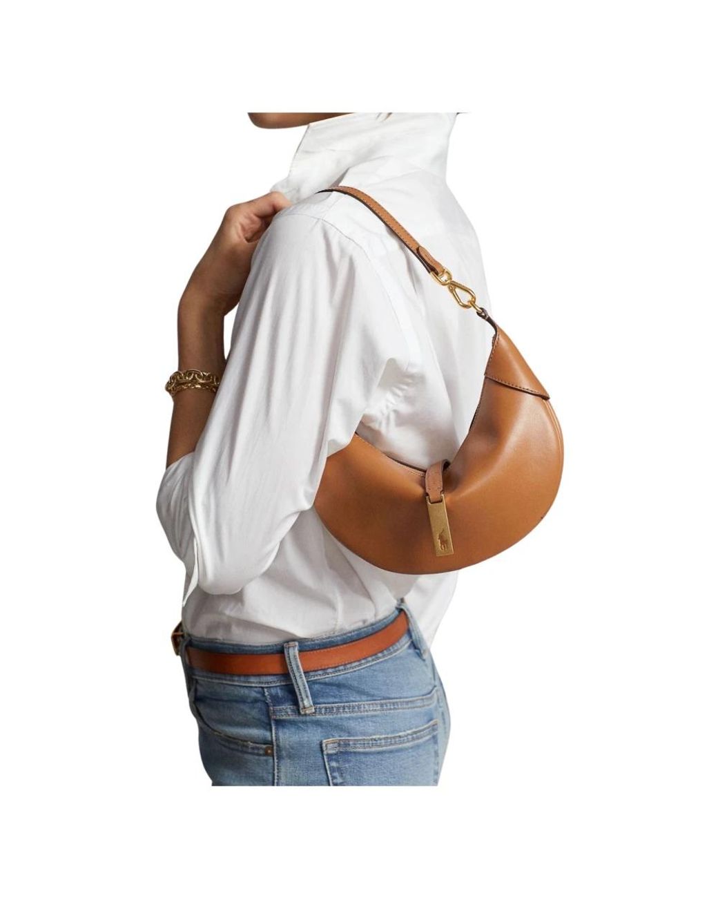 Polo Ralph Lauren Brown Shoulder Bags