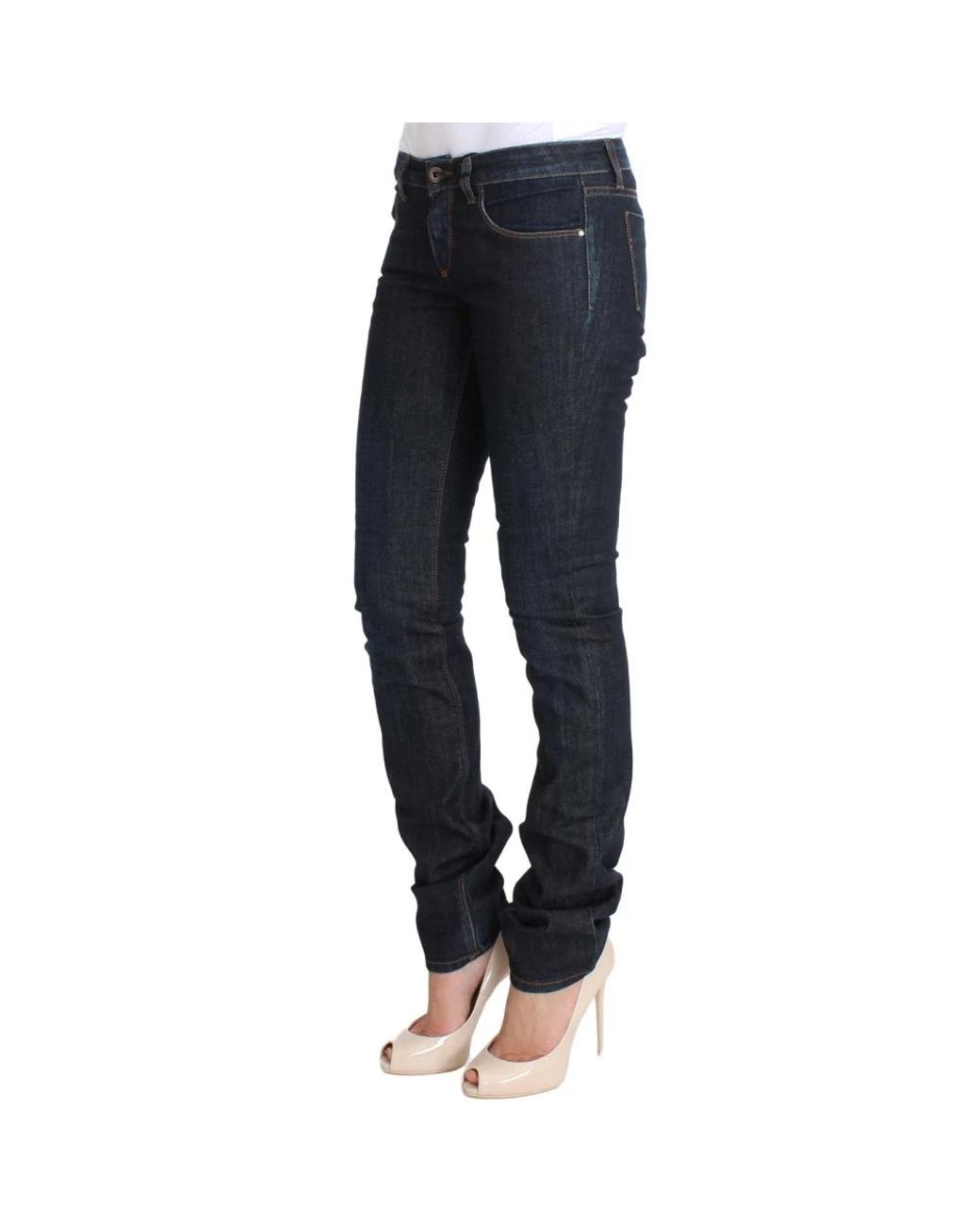 CoSTUME NATIONAL Blue Slim-Fit Jeans