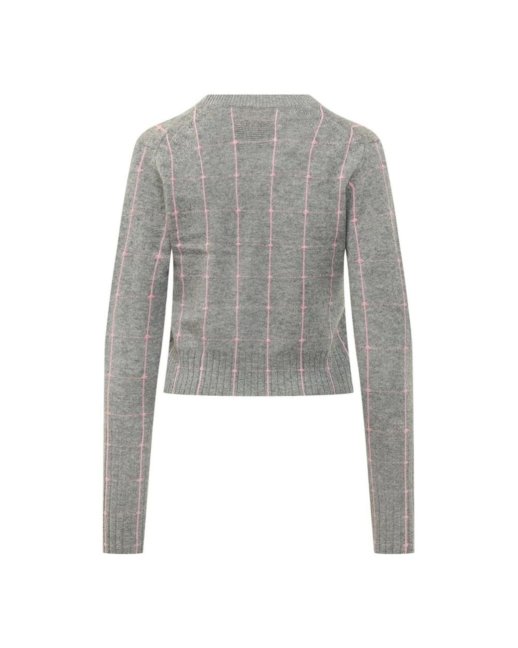 Guest In Residence Gray Round-Neck Knitwear