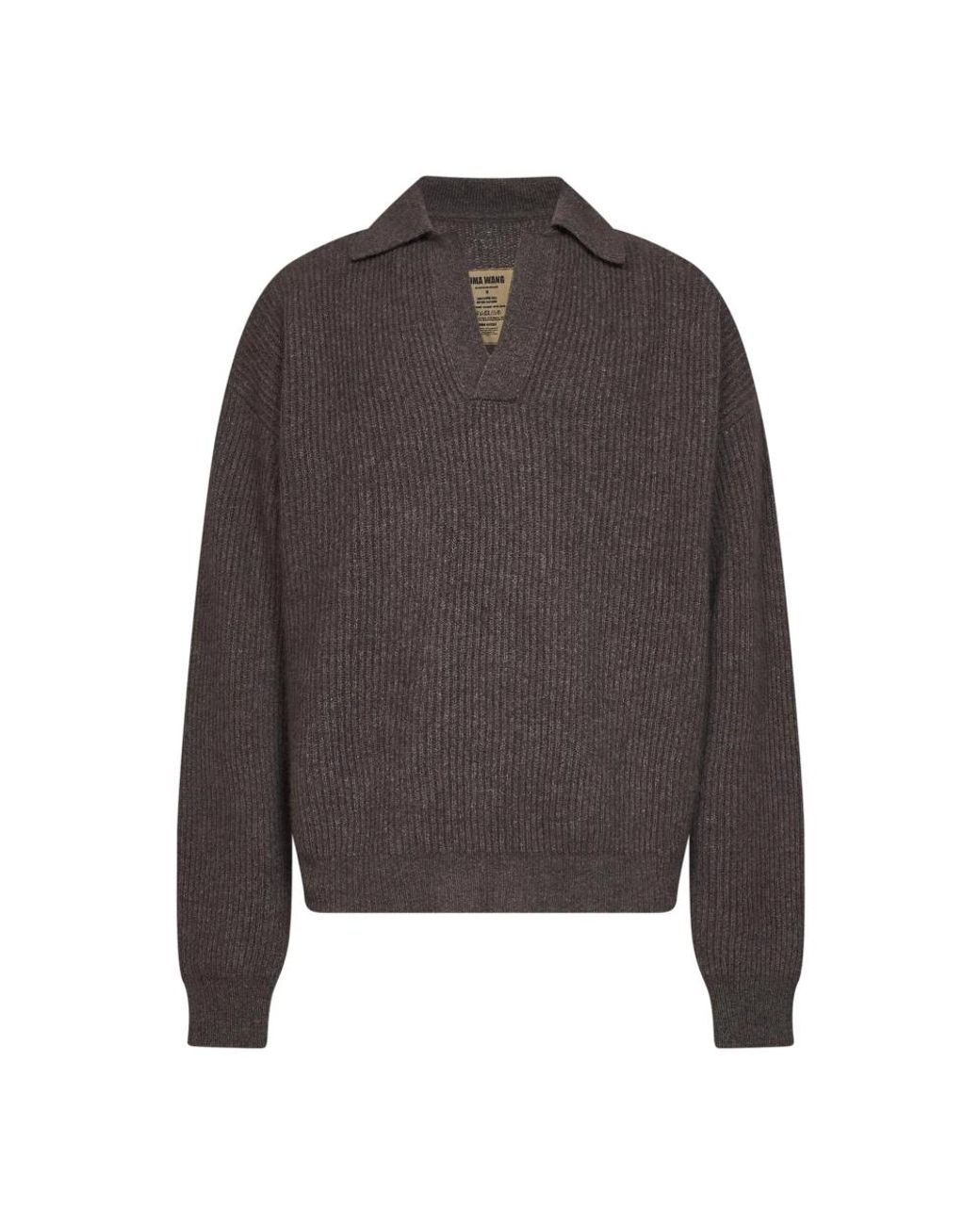 Uma Wang Gray Cashmere Knitwear for men