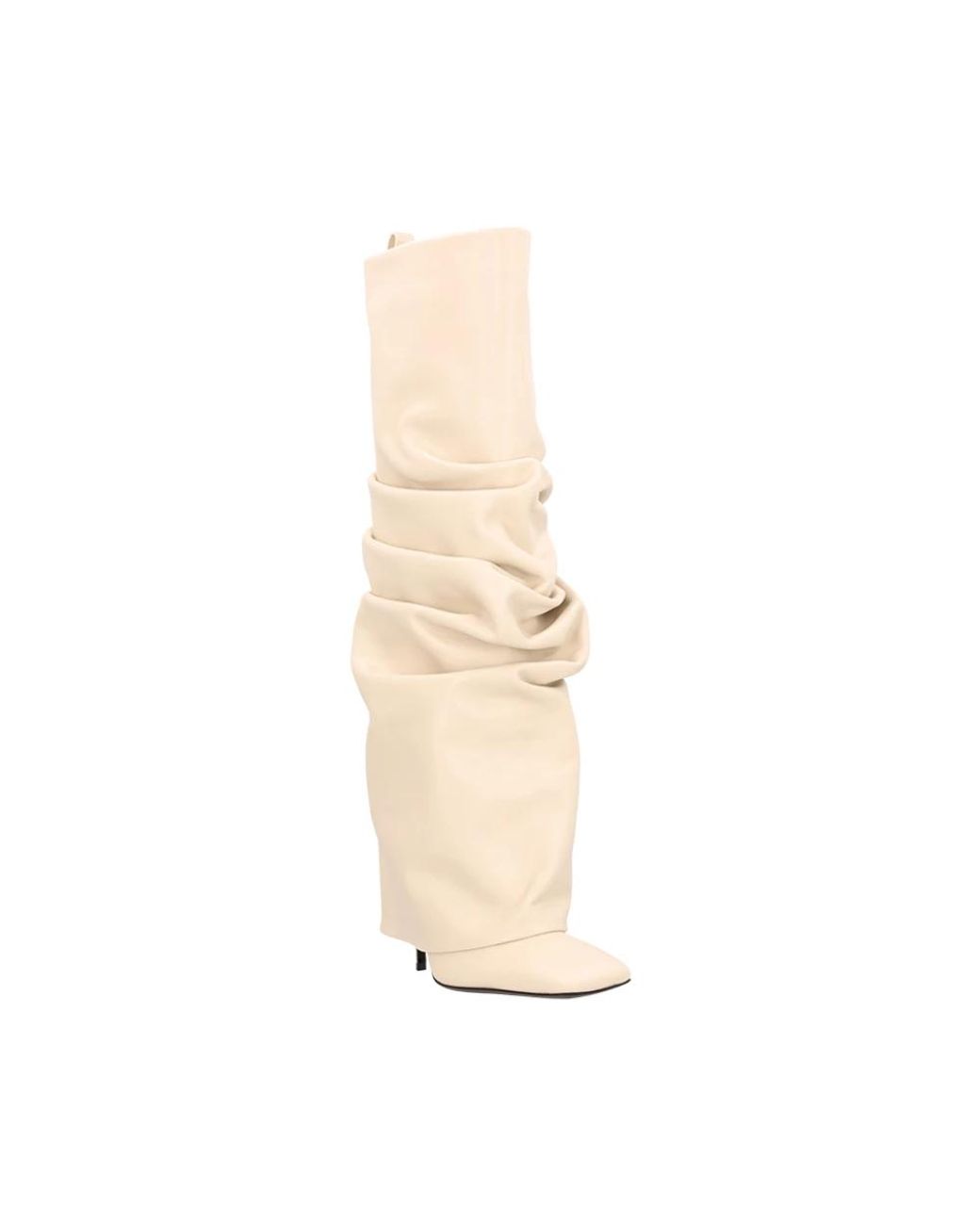 The Attico Natural Heeled Boots