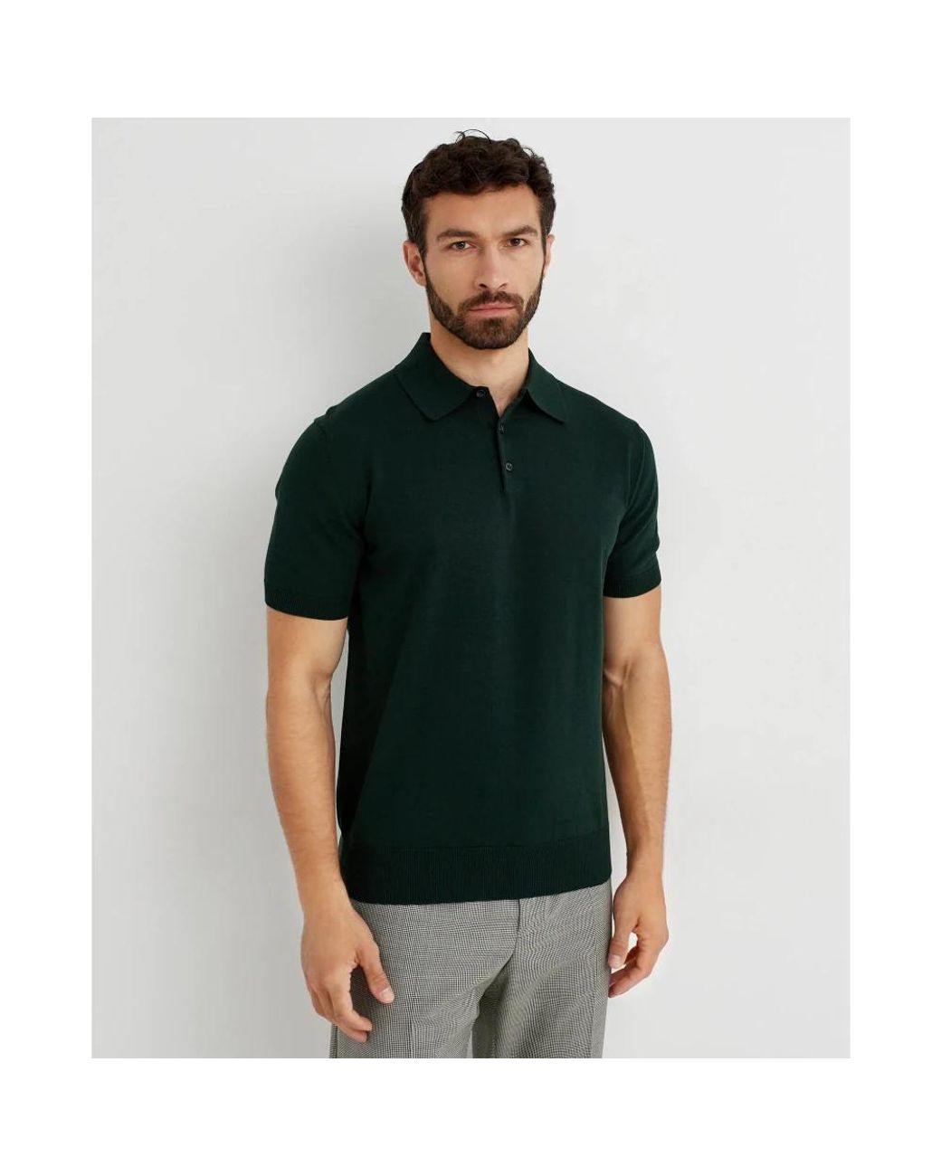 Dolce & Gabbana Green Polo Shirts for men