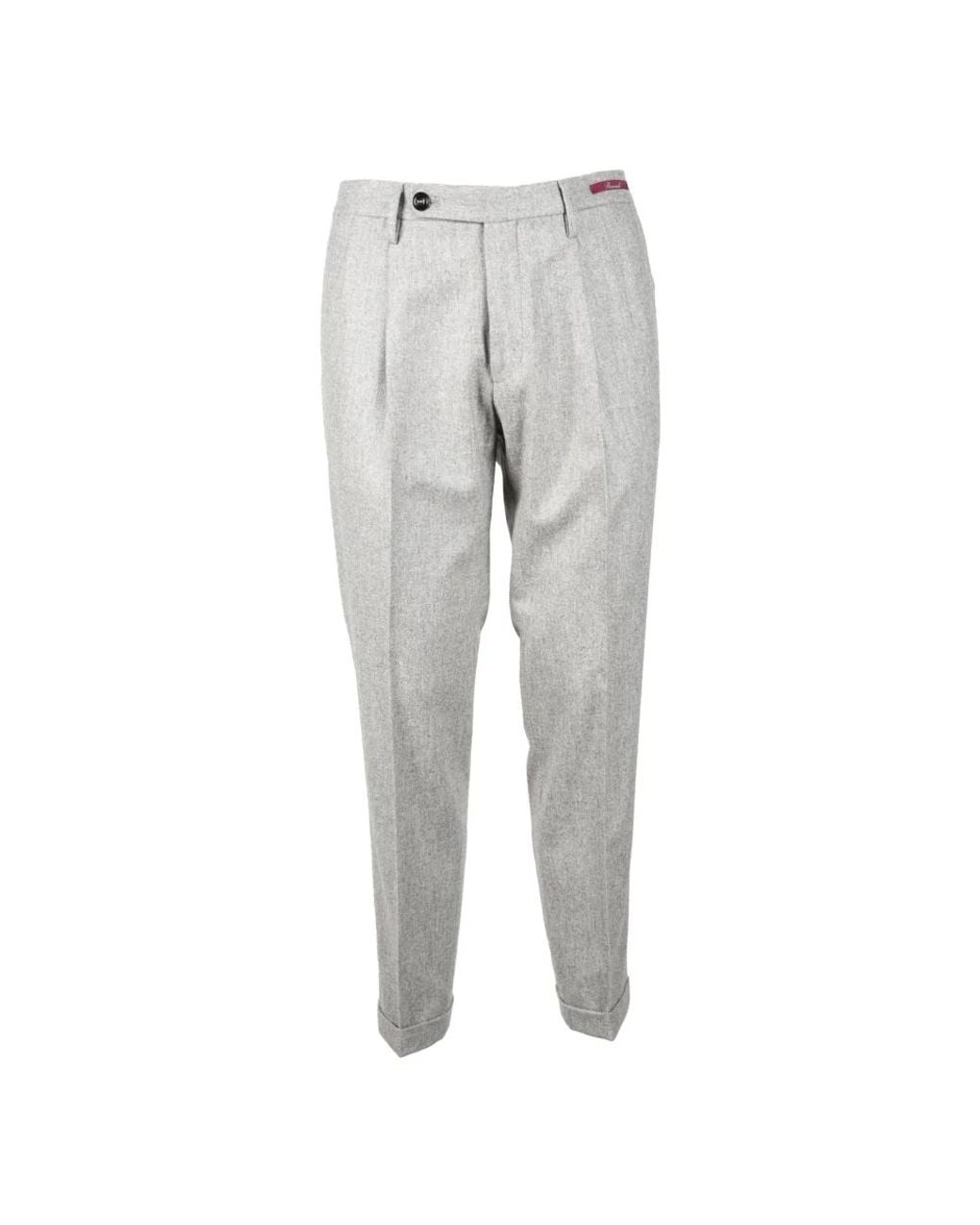 Michael Coal Gray Suit Trousers for men