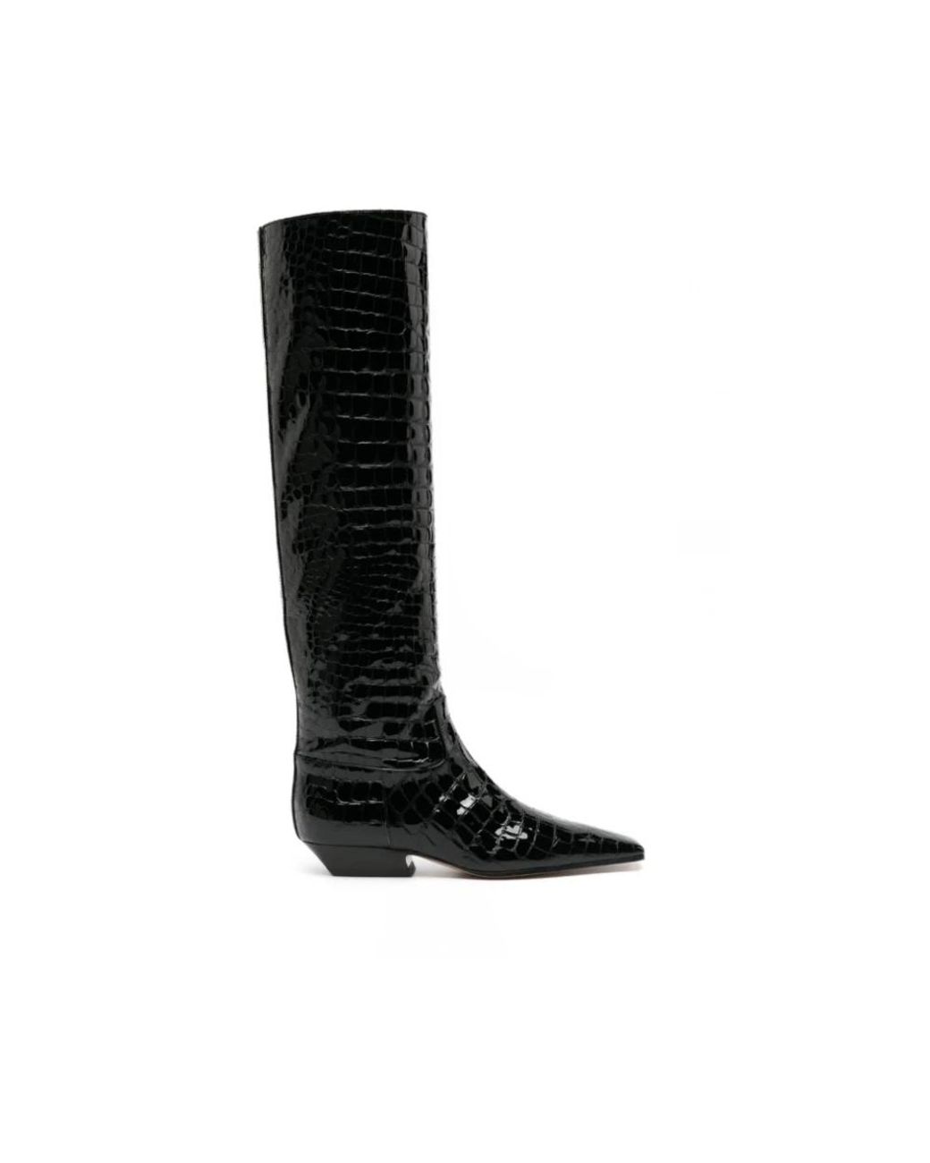 Khaite Black High Boots