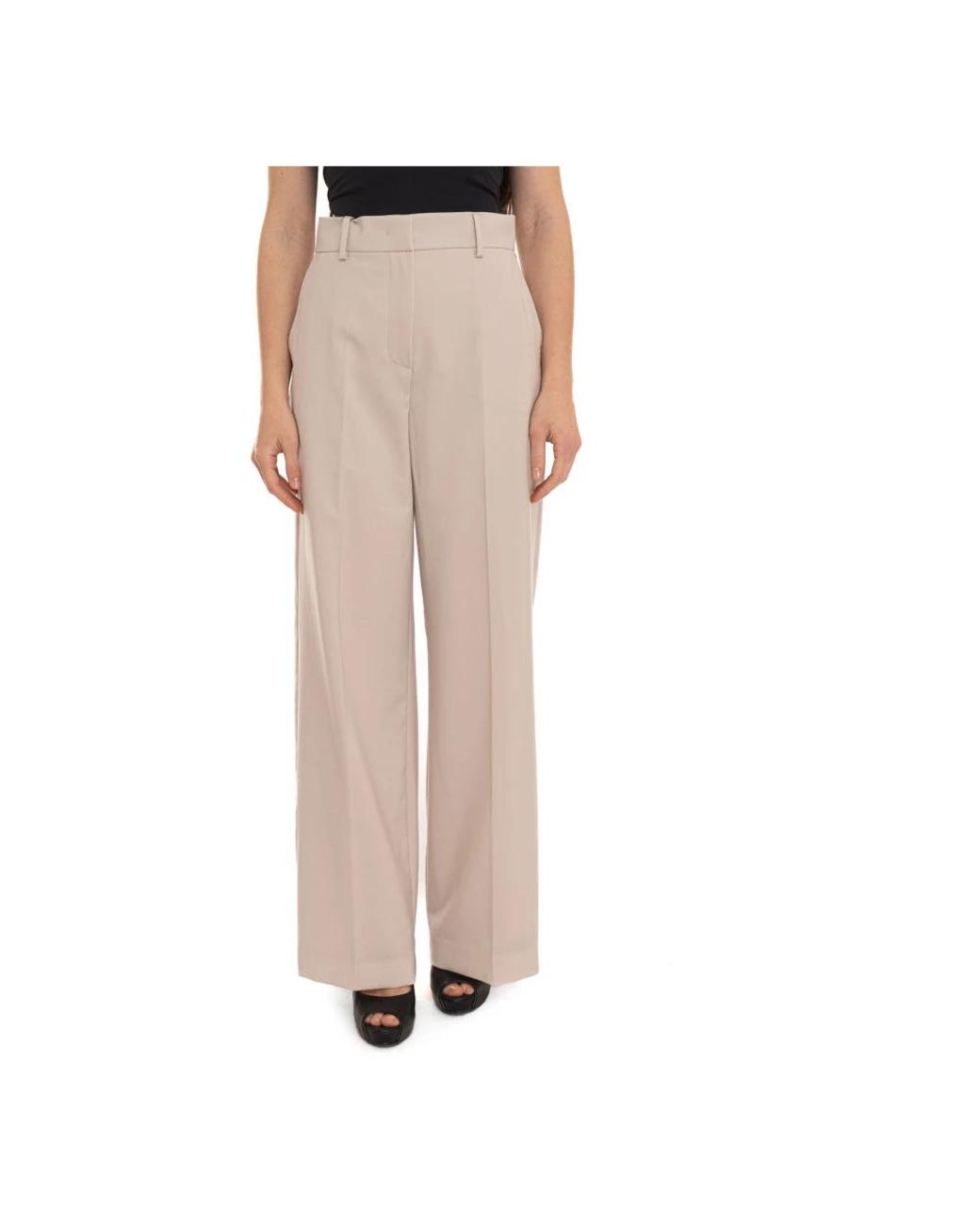 Weekend by Maxmara Pink Wide Trousers