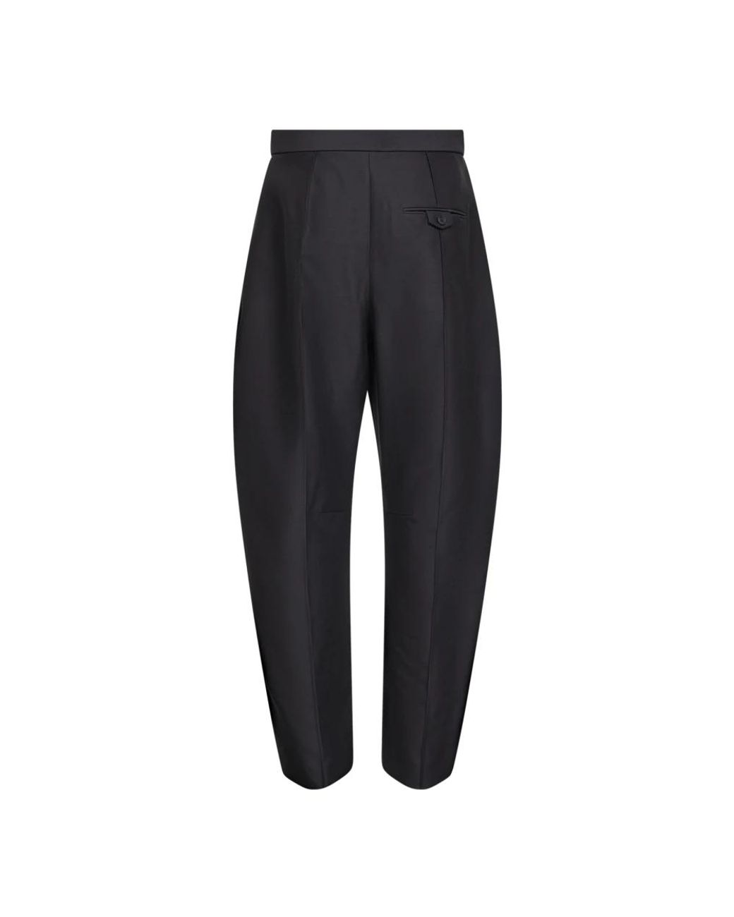 Khaite Black Tapered Trousers