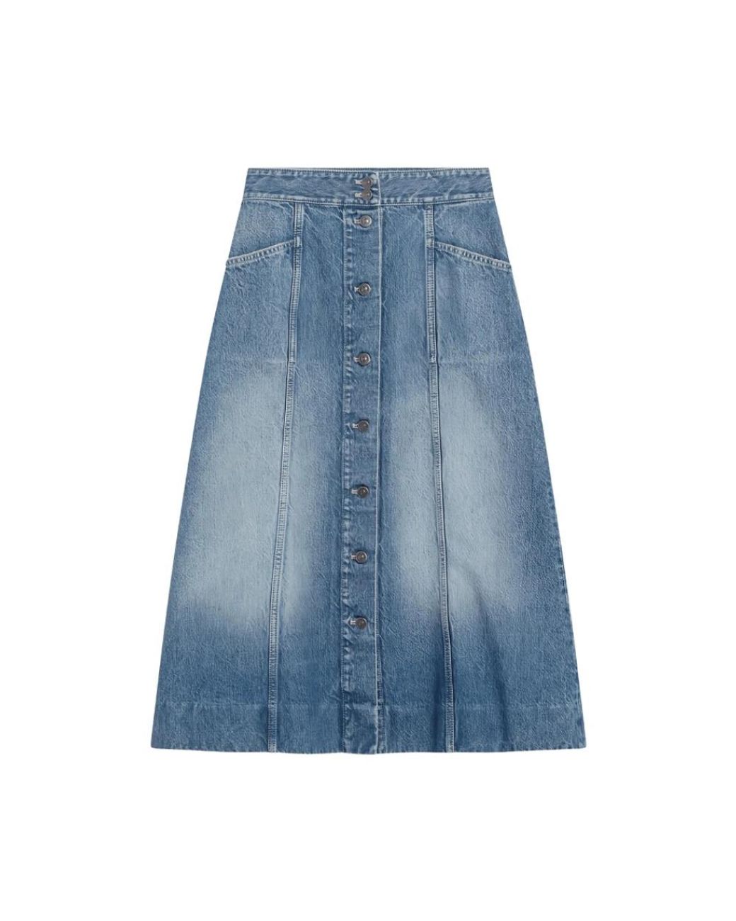 Valentino Blue Denim Skirts