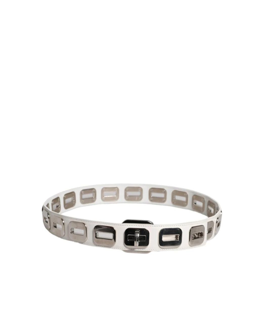 Dolce & Gabbana Metallic Belts