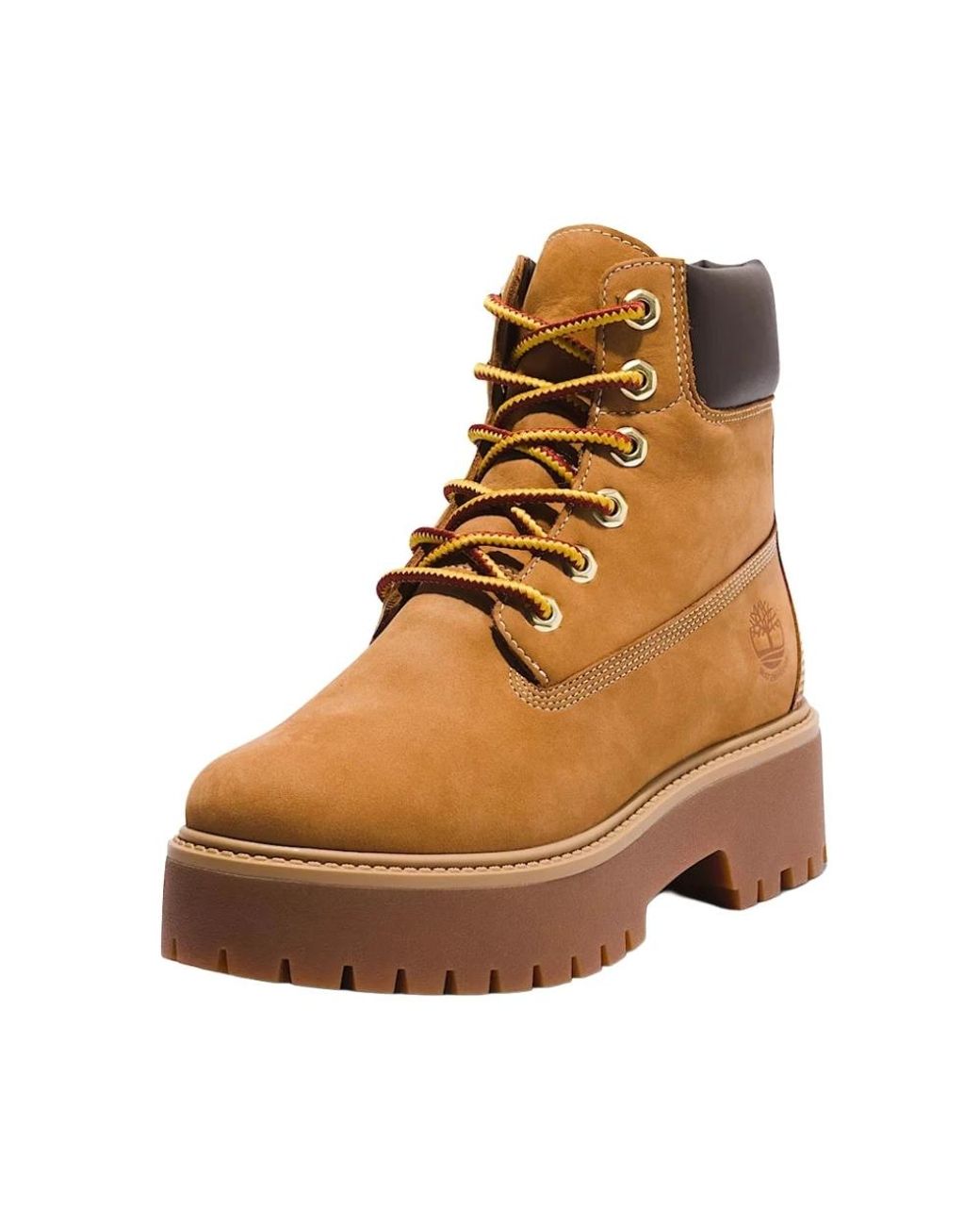 Timberland Schoenen ,Geel ,Leer Stone Street 6-Inch Waterproof Platform Boot in het Brown