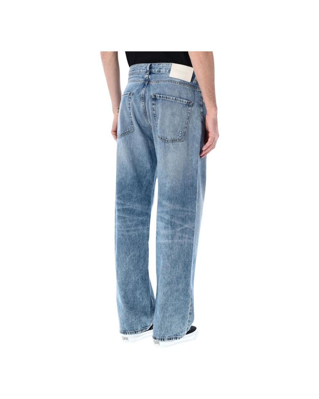 ICON DENIM Blue Loose-Fit Jeans for men