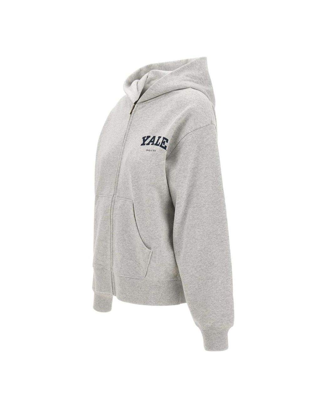 Sporty & Rich Gray Zip-Throughs