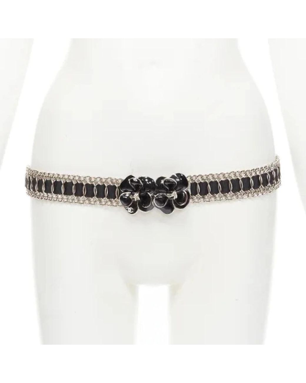 Cinture metalliche usate di Chanel Vintage in Bianco | Lyst