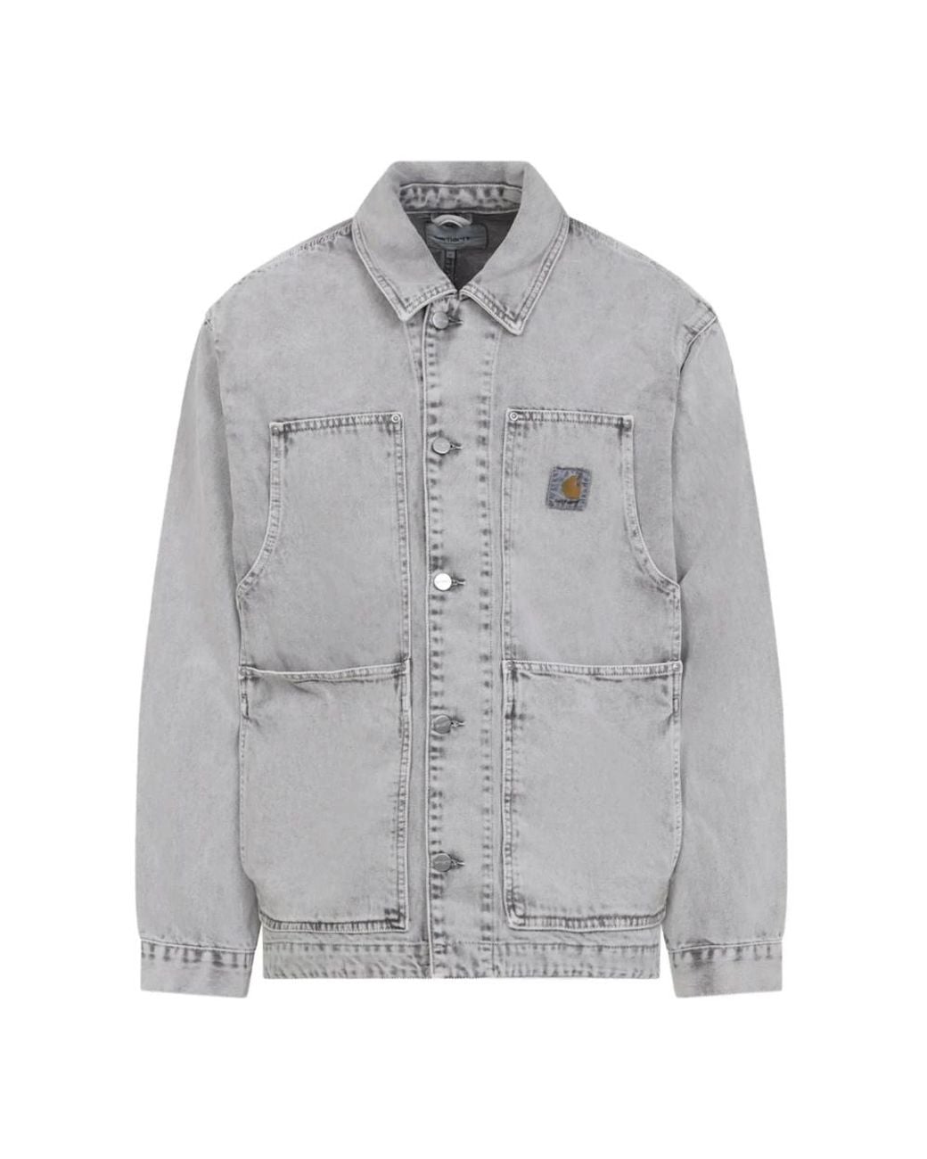 Carhartt Gray Denim Jackets for men
