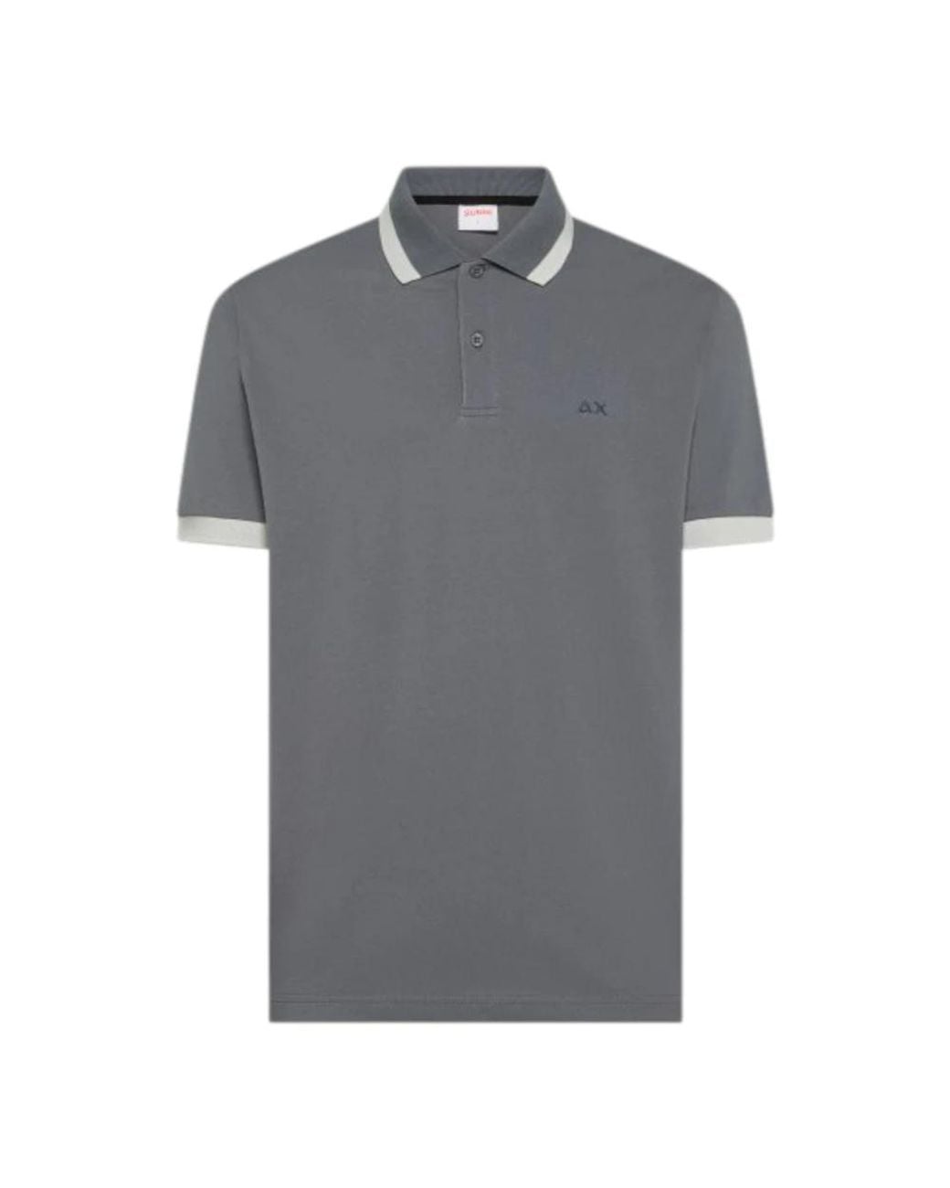 Sun 68 Gray Polo Shirts for men