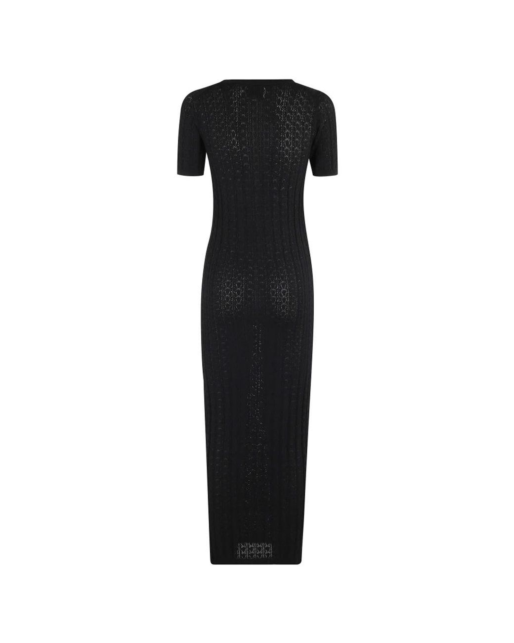 Loulou de Saison Black Knitted Dresses