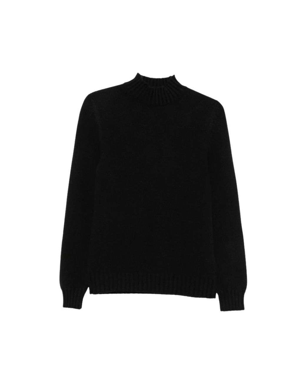 Fedeli Black Turtlenecks for men