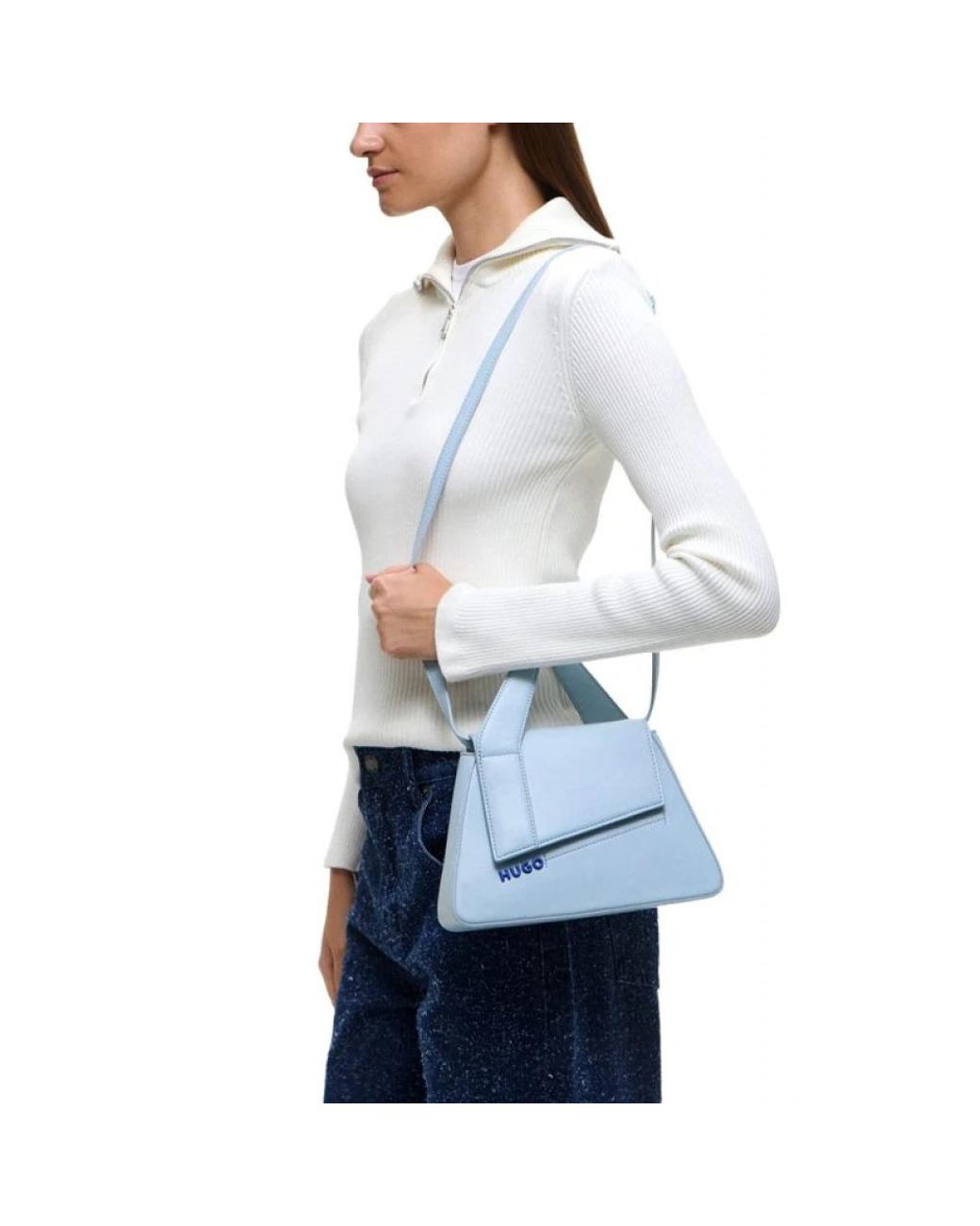 HUGO Blue Handbags