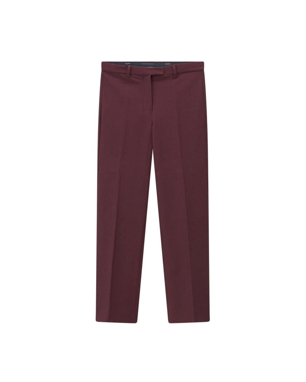 Max Mara Purple Straight Trousers