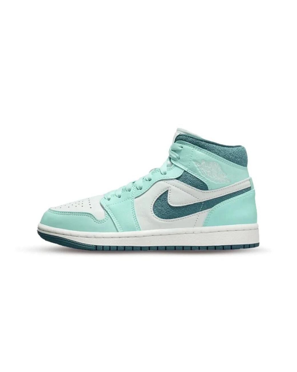 Nike Green 1 Mid Chenille Bleached