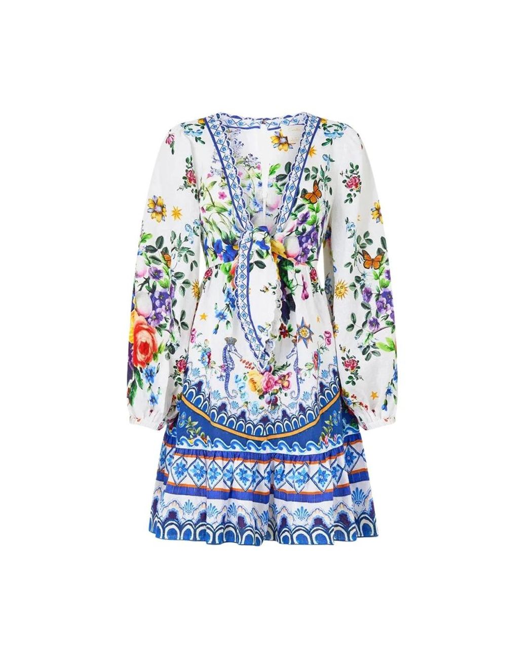 Camilla Blue Short Dresses