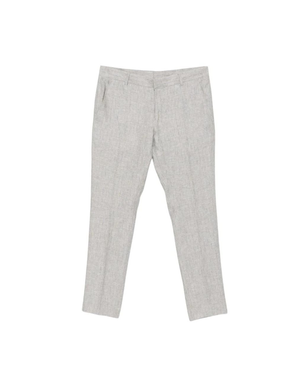 Daniele Alessandrini Gray Suit Trousers for men