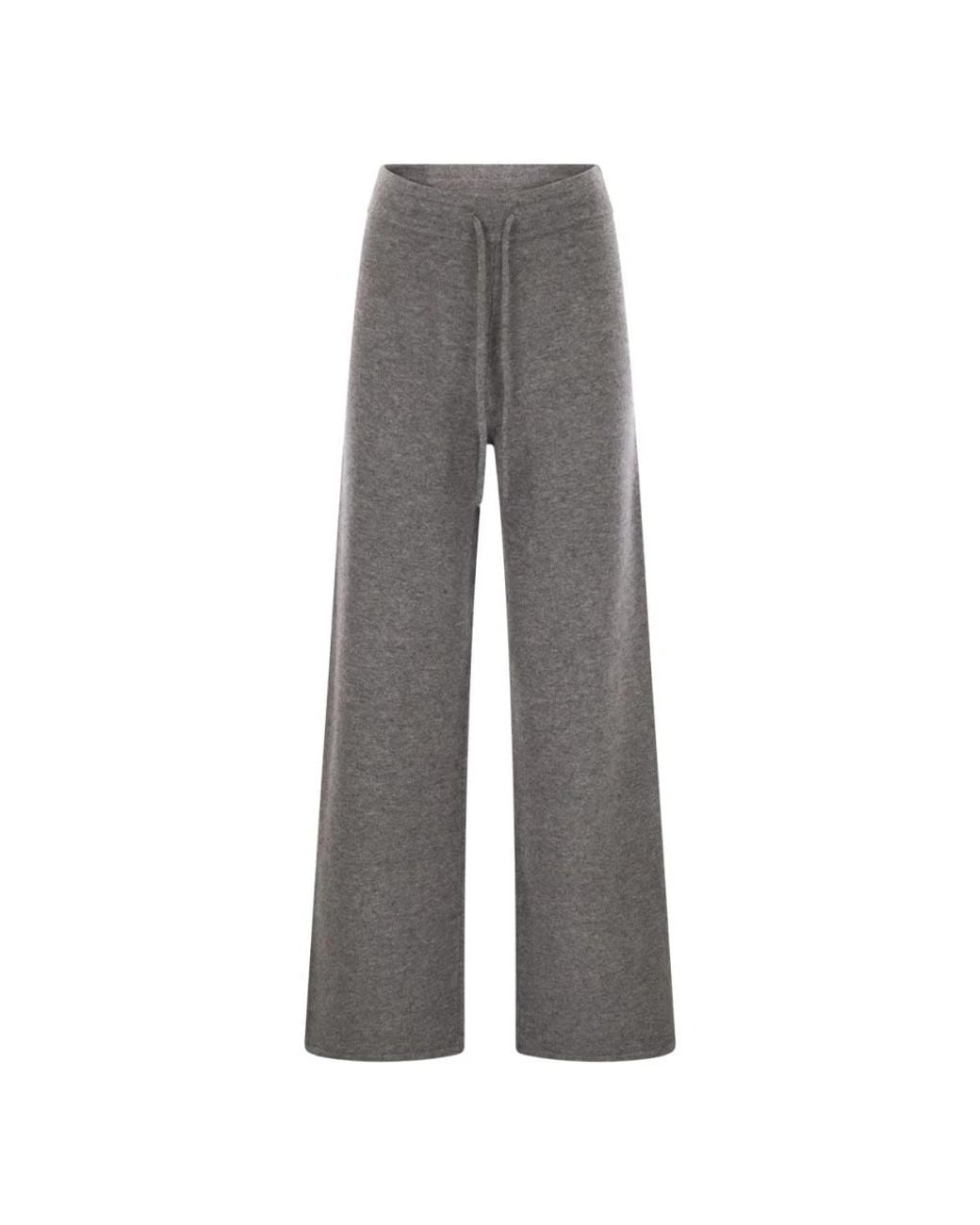 Mc2 Saint Barth Gray Wide Trousers