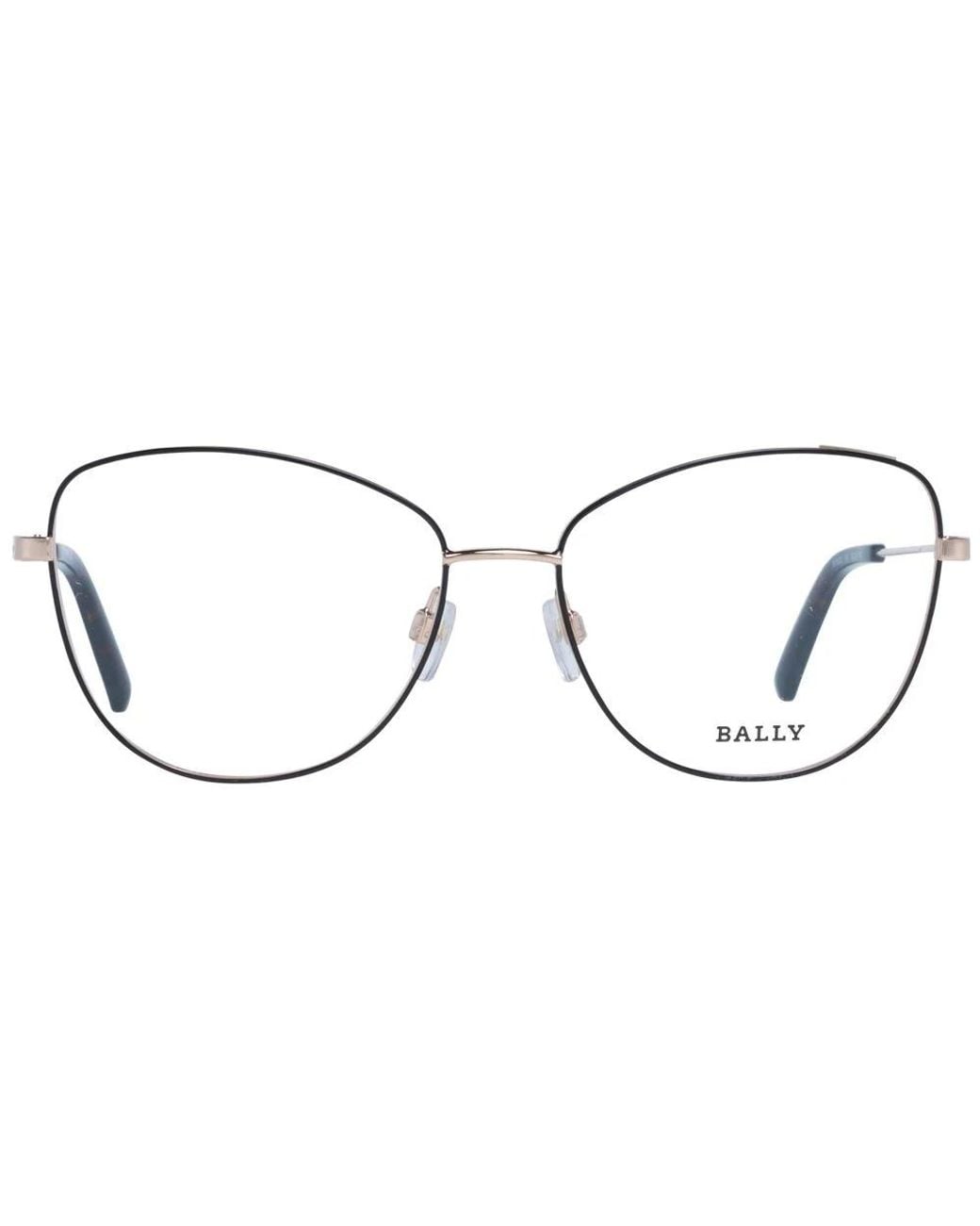 Occhiali ottici cat eye neri per donne di Bally in Metallic