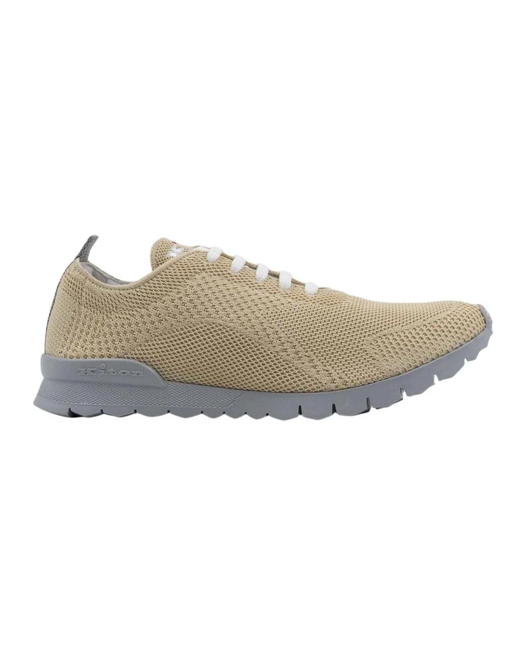Kiton Gray Sneakers for men