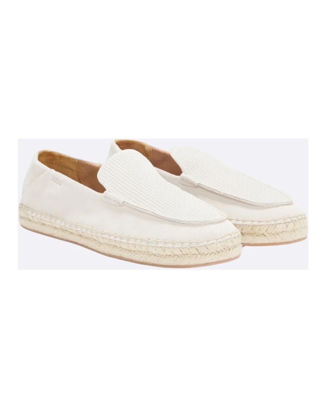Boss White Espadrilles for men