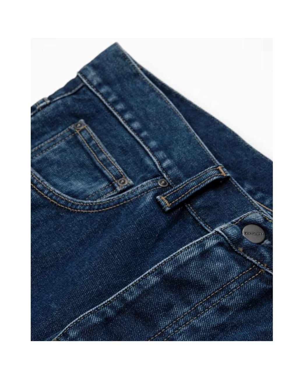 Carhartt Blue Loose Fit Jeans for men