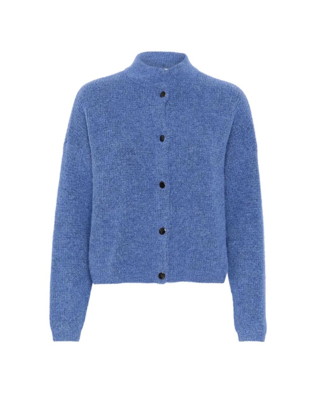 Gestuz Truien & Vesten ,Blauw ,Wol Blauwe Alphagz Korte Cardigan Jas in het Blue