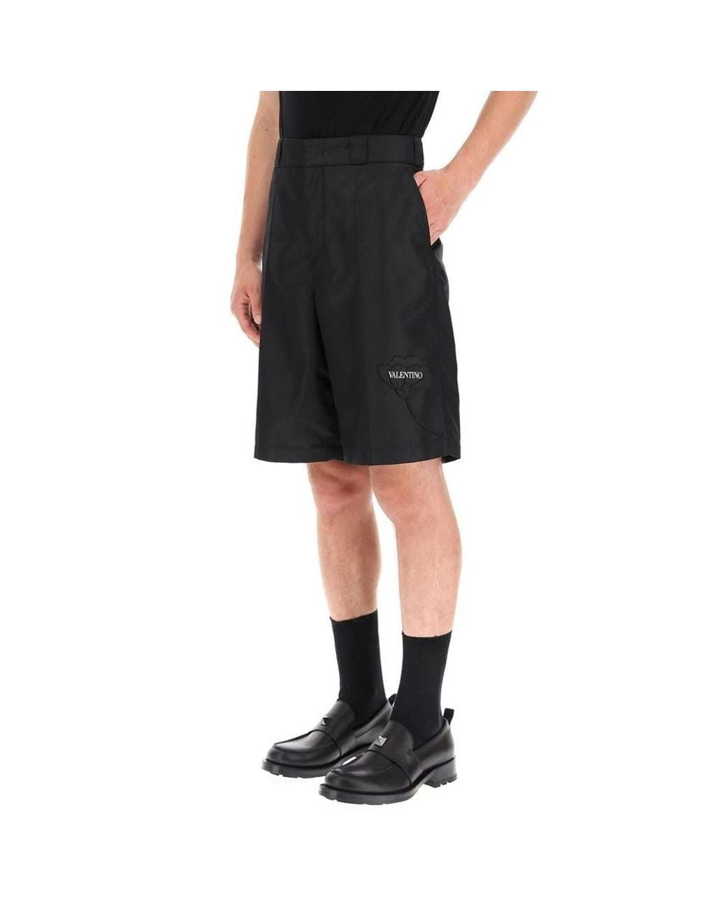 Valentino Blue Casual Shorts for men
