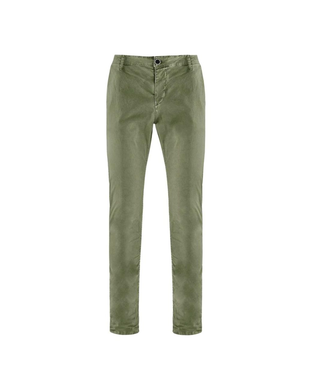 Bomboogie Green Slim-Fit Trousers for men