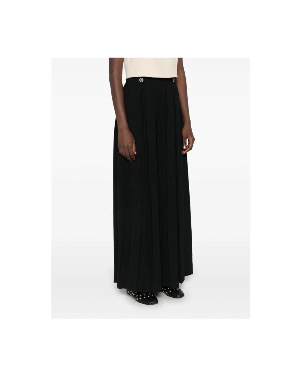 Twinset Black Wide Trousers
