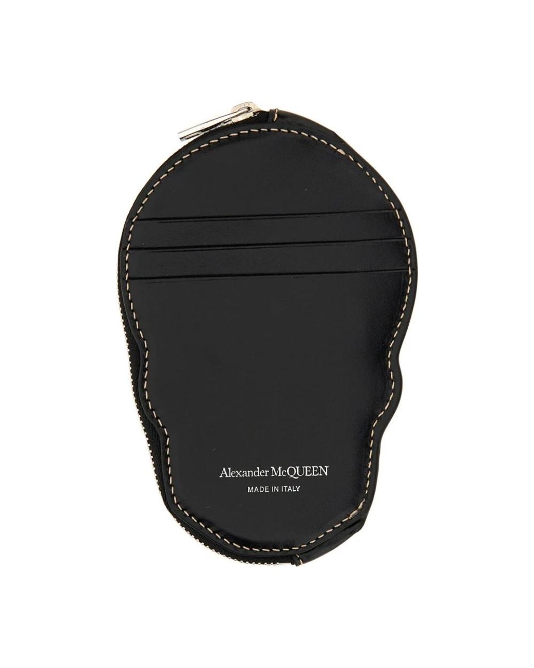 McQueen Skull Münzbeutel in Black für Herren