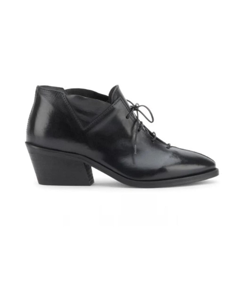 Moma Black Heeled Boots