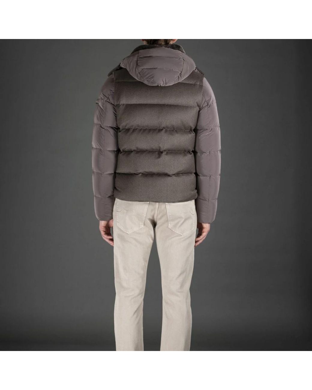 Moorer Jackets > Down Jackets in het Brown voor heren