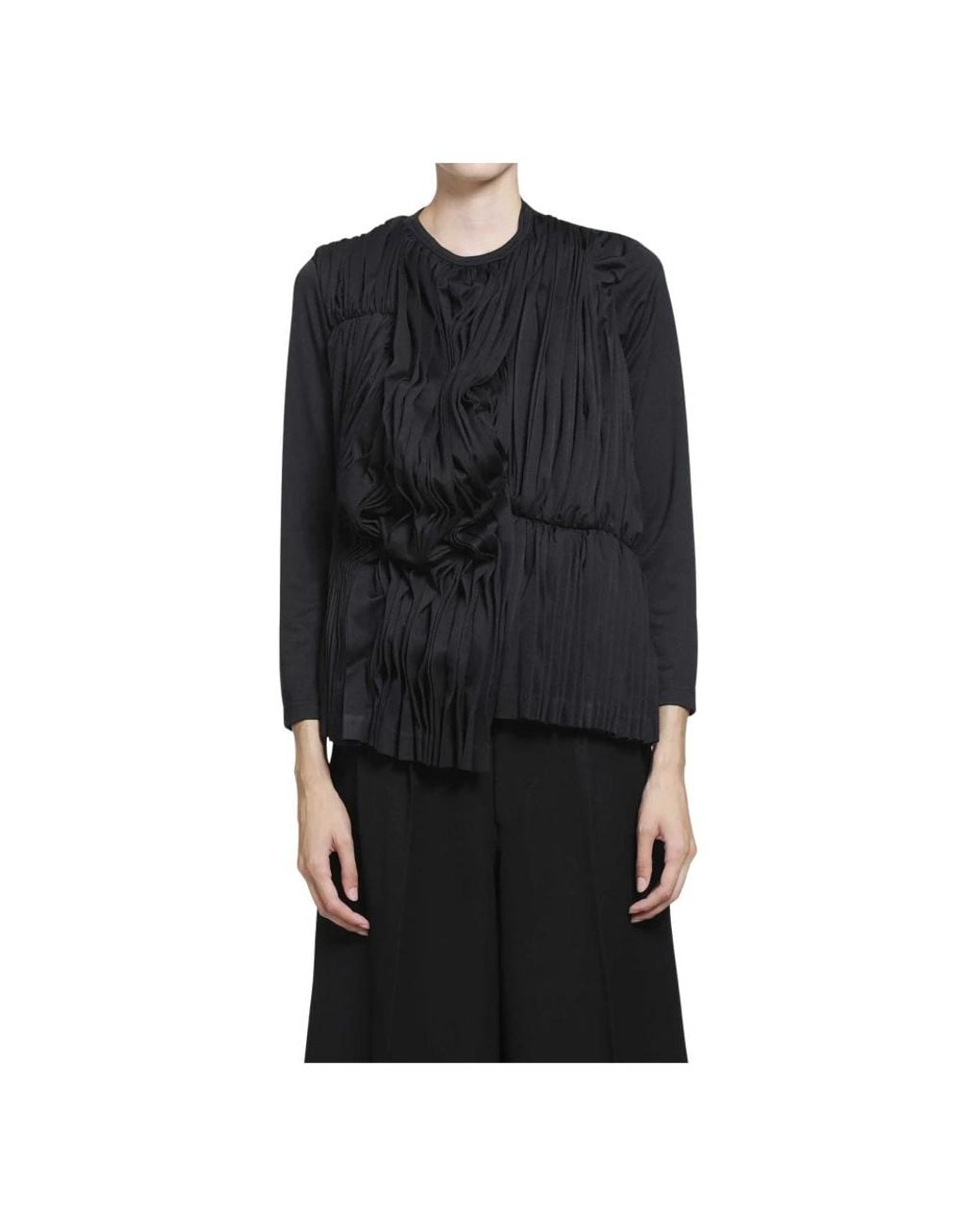 Comme des Garçons Black Long Sleeve T-Shirts