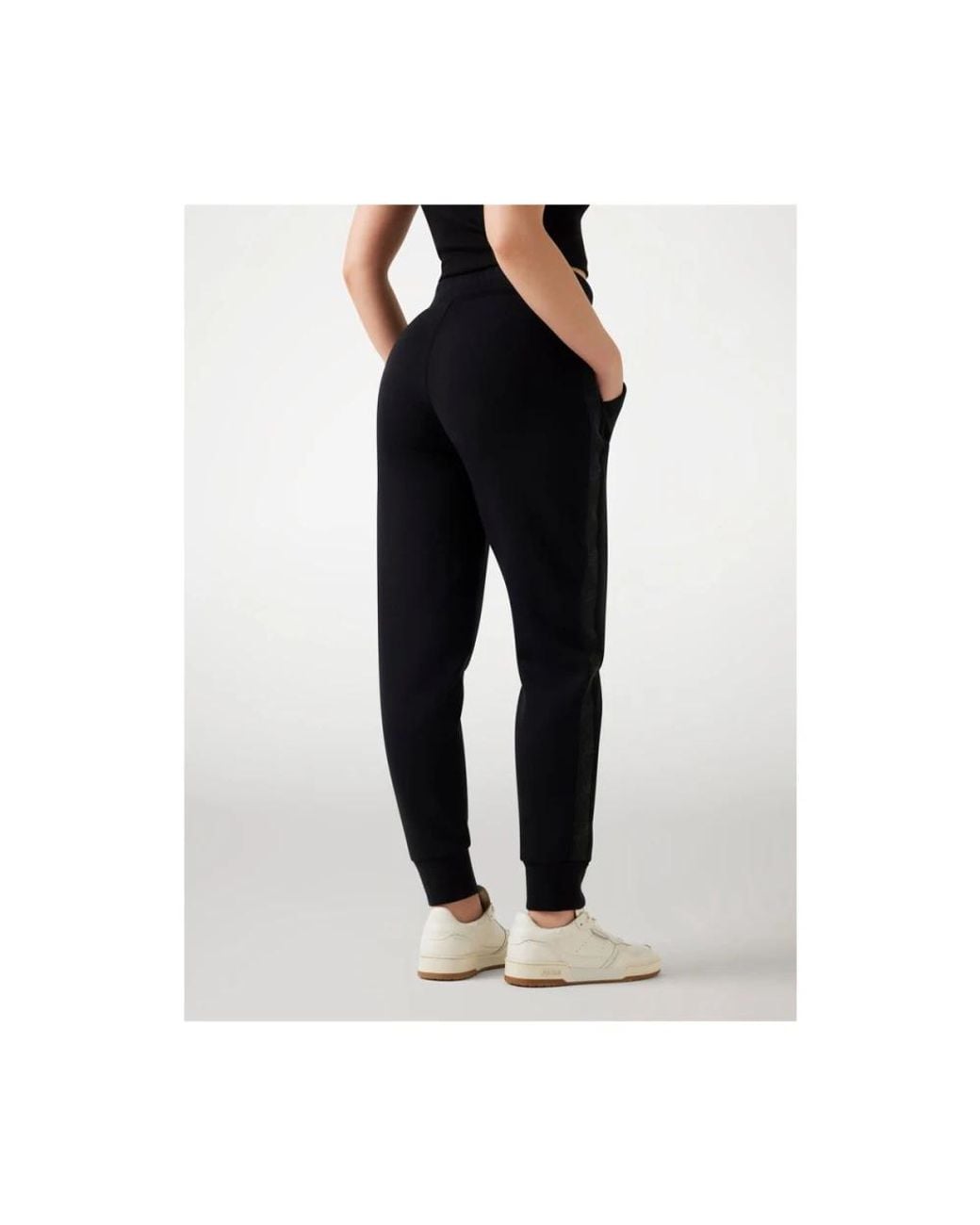 Sweatpants Guess de color Black