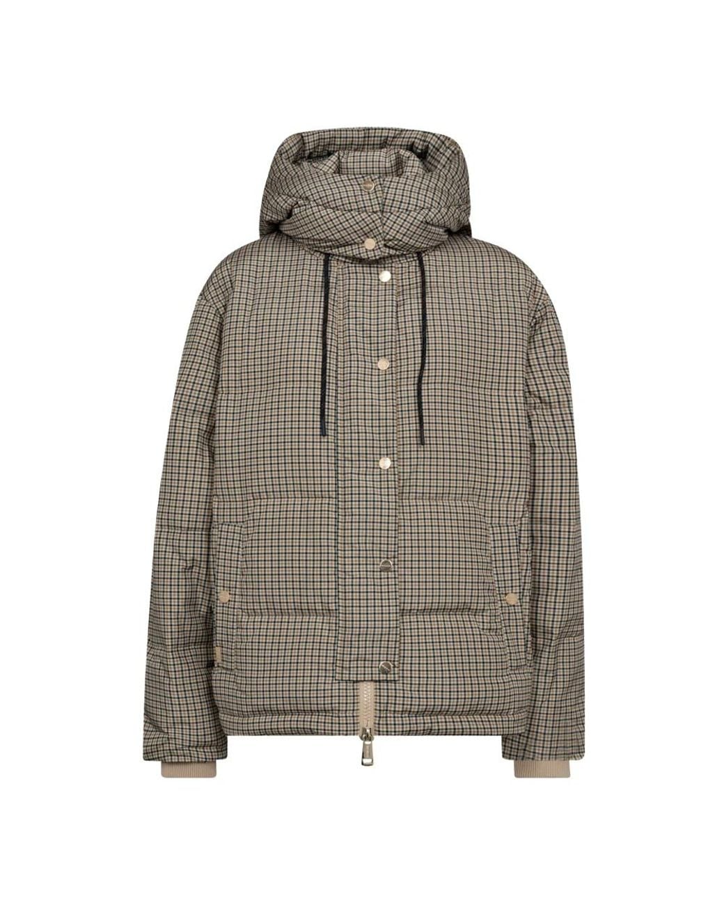 Mos Mosh Mmaline Check Jacket in het Gray
