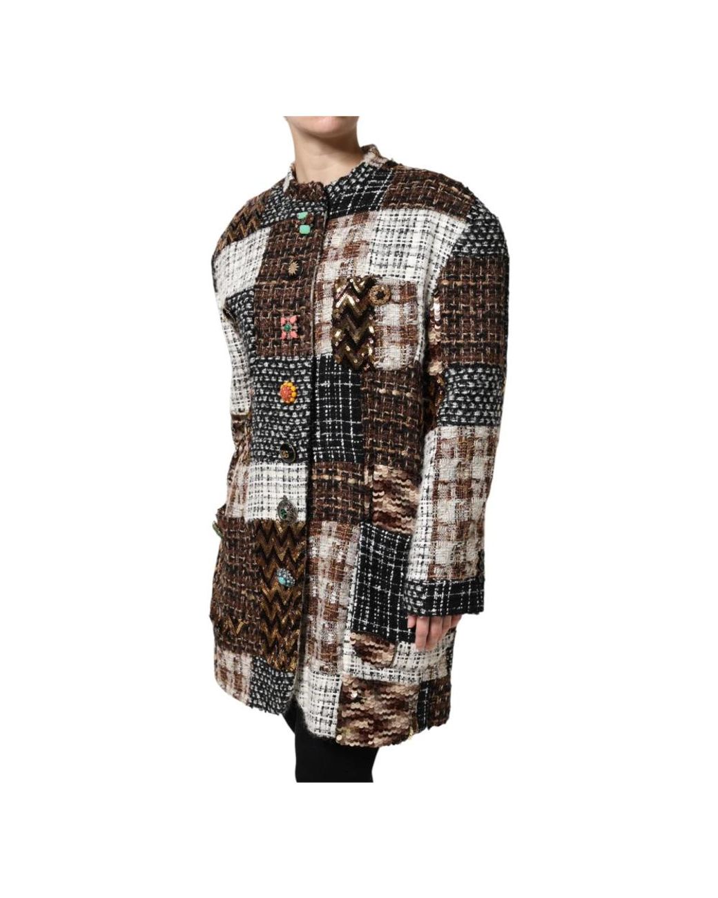 Dolce & Gabbana Black Single-Breasted Coats