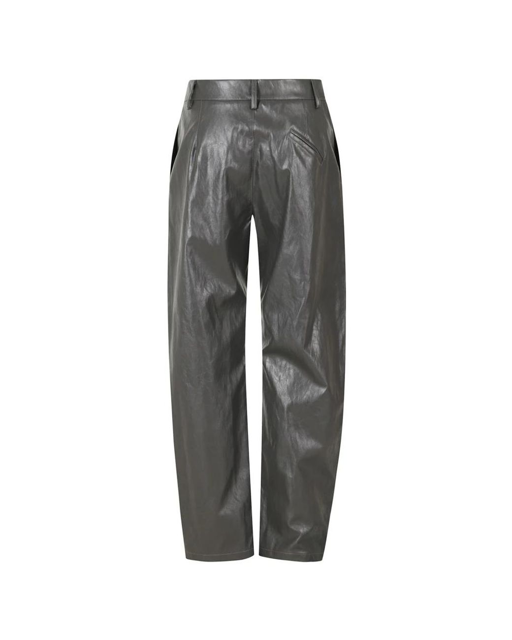 FEDERICA TOSI Gray Tapered Trousers