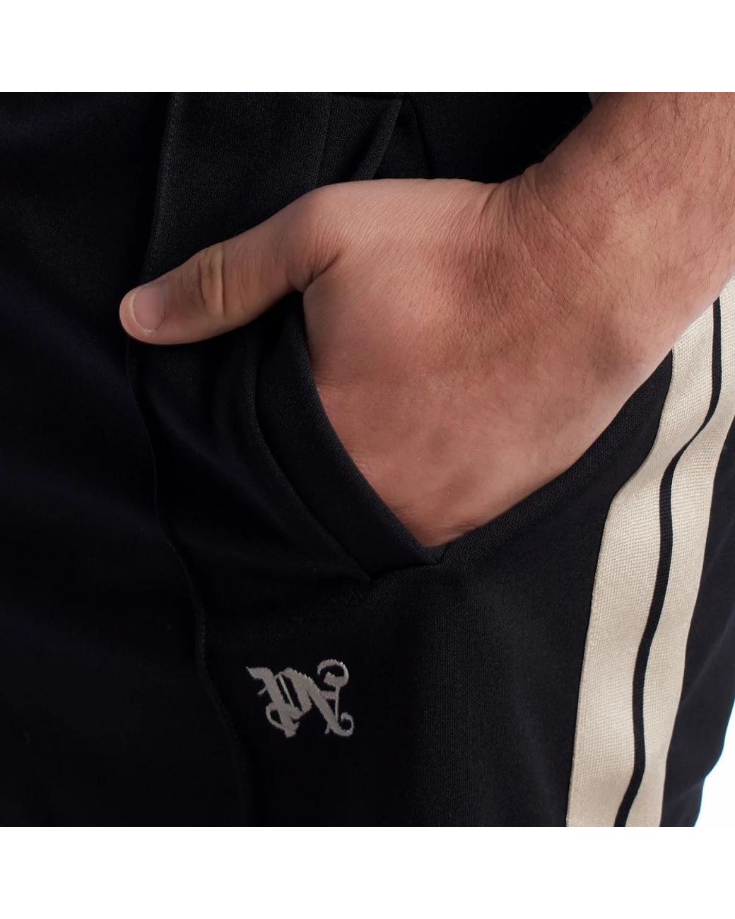 Palm Angels Black Casual Shorts for men