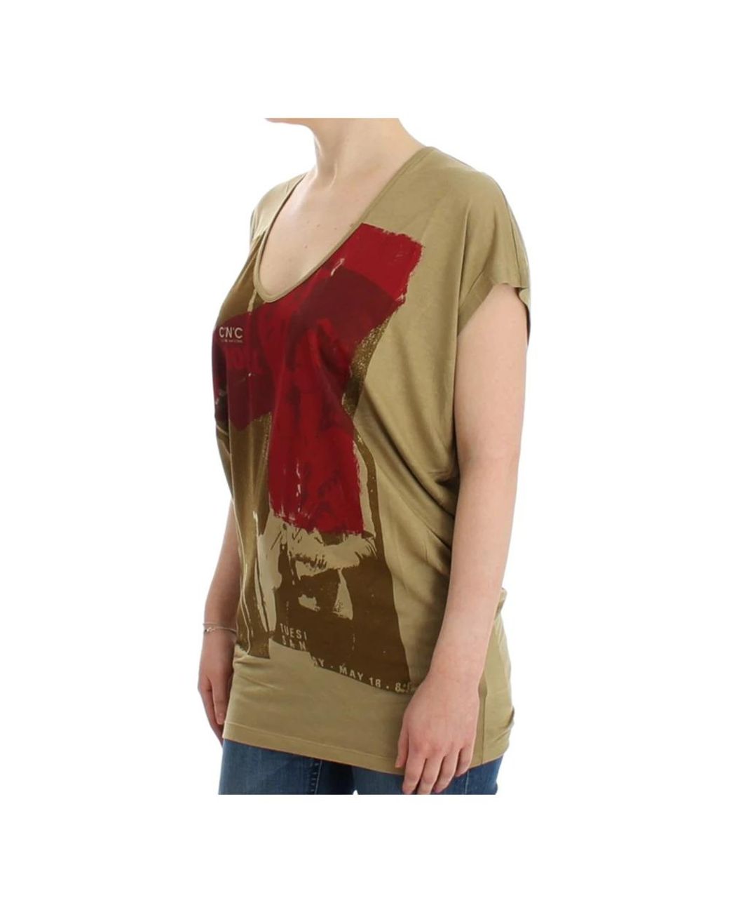 CoSTUME NATIONAL Red T-Shirts