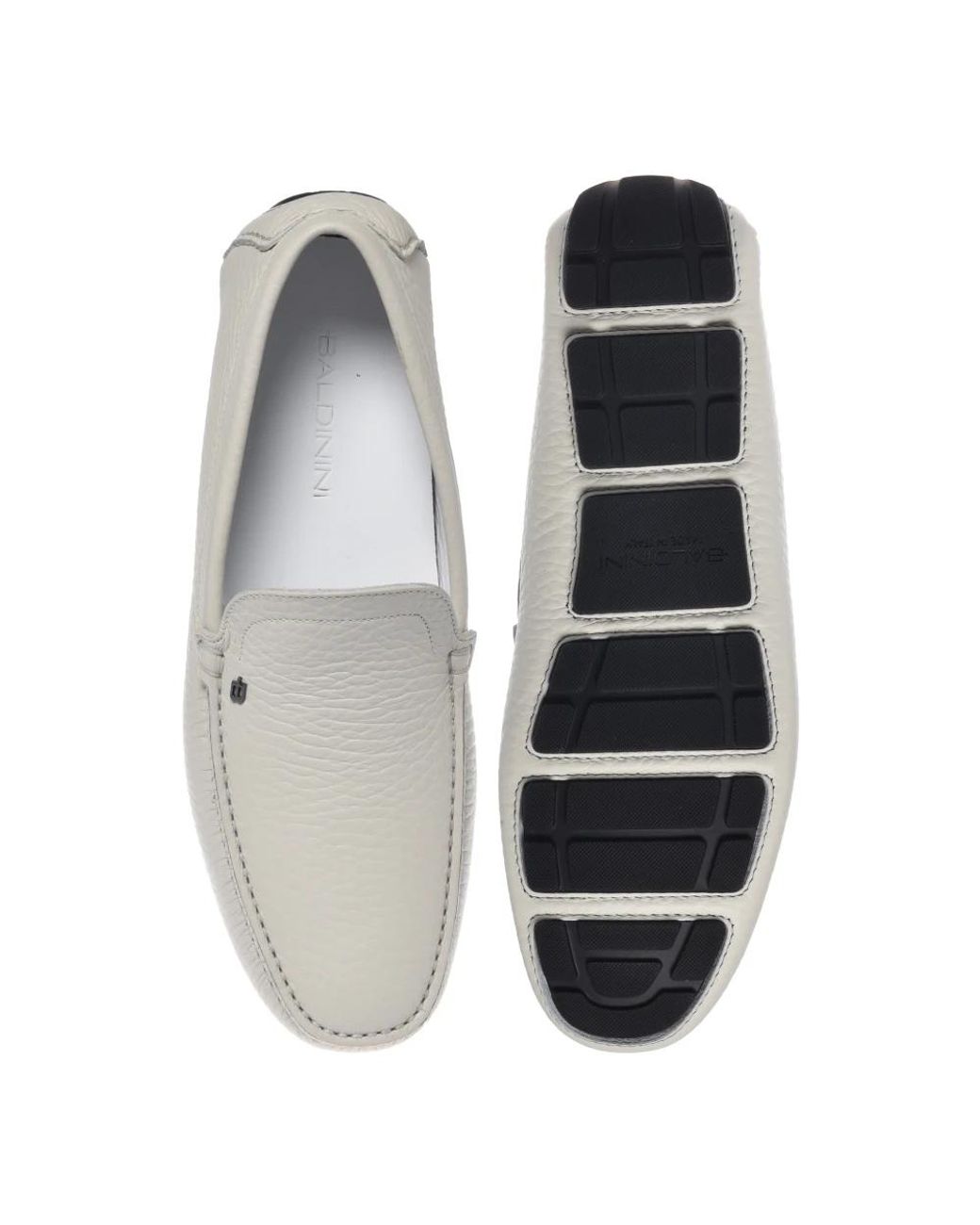 Baldinini White Loafers for men