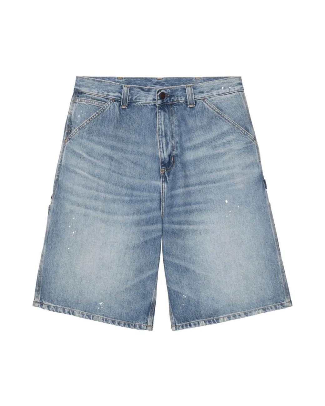 Carhartt Blue Denim Shorts for men