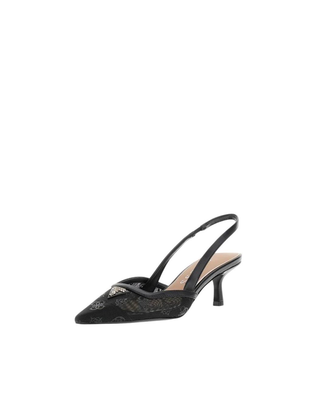 Guess Black Yanno Logo Slingback
