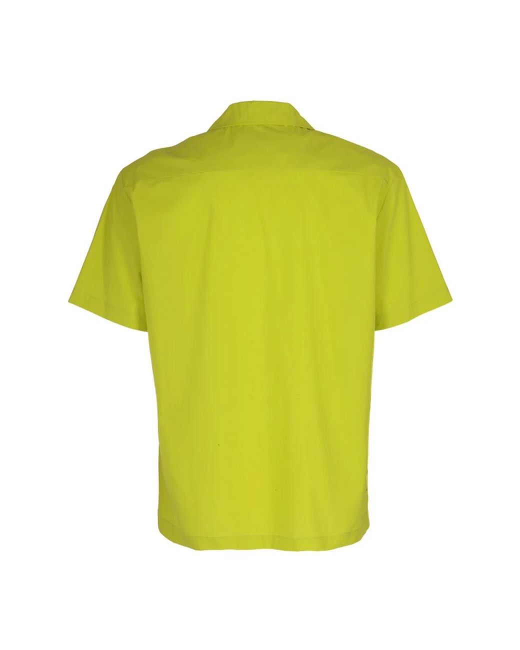 Amaranto Yellow Short Sleeve Shirts for men